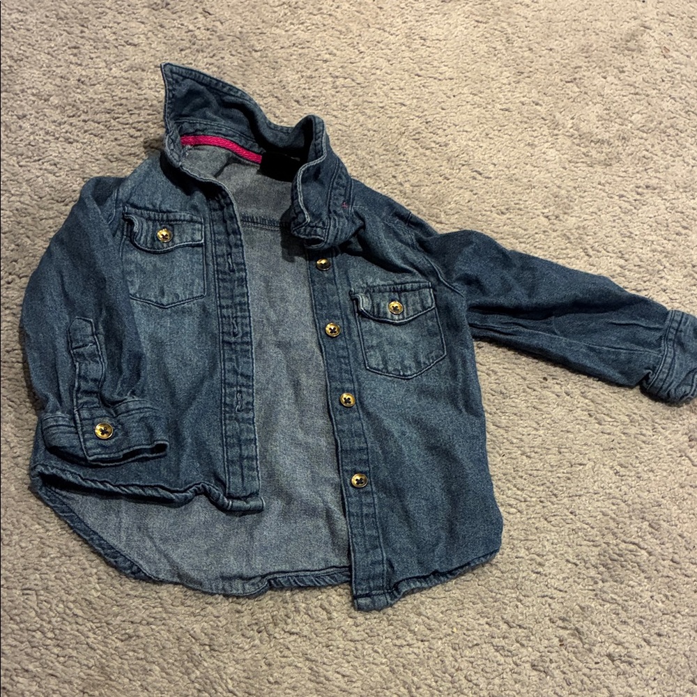 Genuine Kids From OshKosh Denim Button-Up Jacket